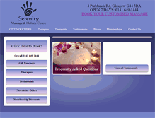 Tablet Screenshot of glasgow-massage.org